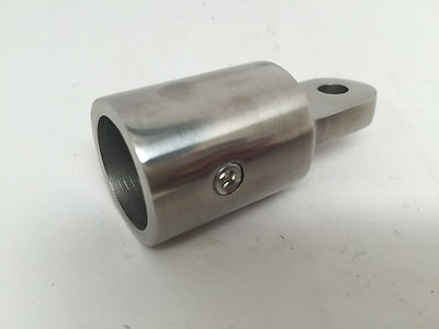MARINE BOAT DURABLE BIMINI TOP CANOPY FITTING SS 316 EYE END TOP CAP 7/8'' 22.2MM