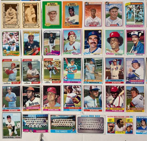 Topps 1970s to 1980s Baseball Cards Vintage Lot of 112 - Stars, HOFers, Rookies - Picture 4 of 10