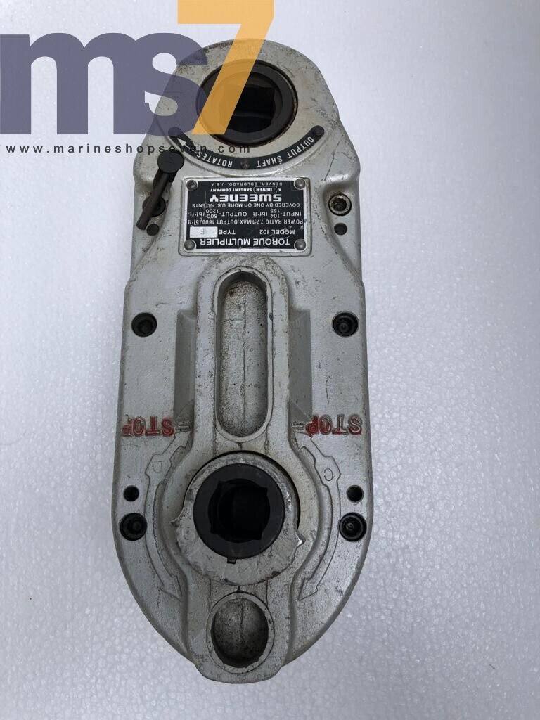SWEENEY 102 TYP E MANUAL TORQUE MULTIPLIER MAX OUTPUT 1600 FT.LBS