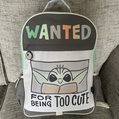 Disney World Parks Backpack Grogu Wanted for Being Too Cute