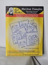 AUNT MARTHAS Embroidery Hot Iron Vintage Transfers Pick and Choose New!