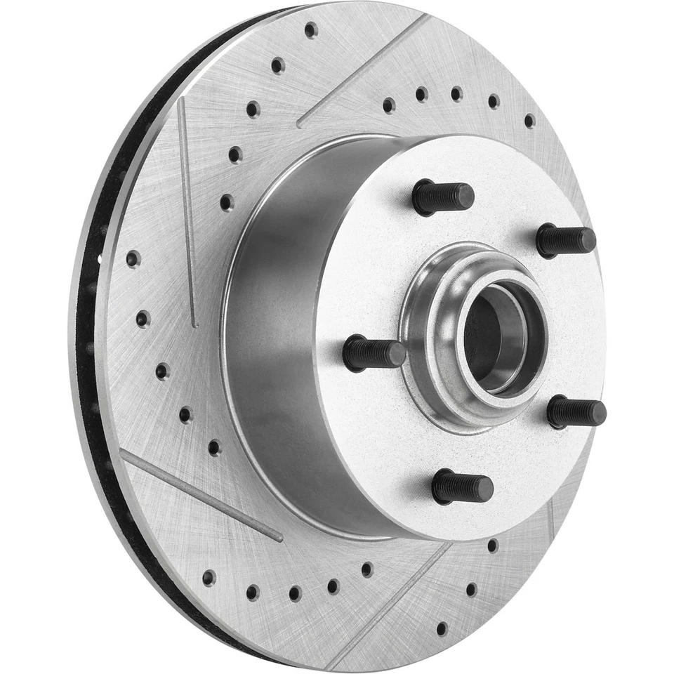 69-72 GM Drilled and Slotted Brake Rotors, 11 In., 5 on 4 3/4 BP - Image 4 of 4