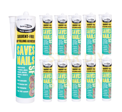 6 No Nails General Purpose Adhesive Glue Tube For Bathroom Panels Wall Cladding - 第 1/3 張圖片
