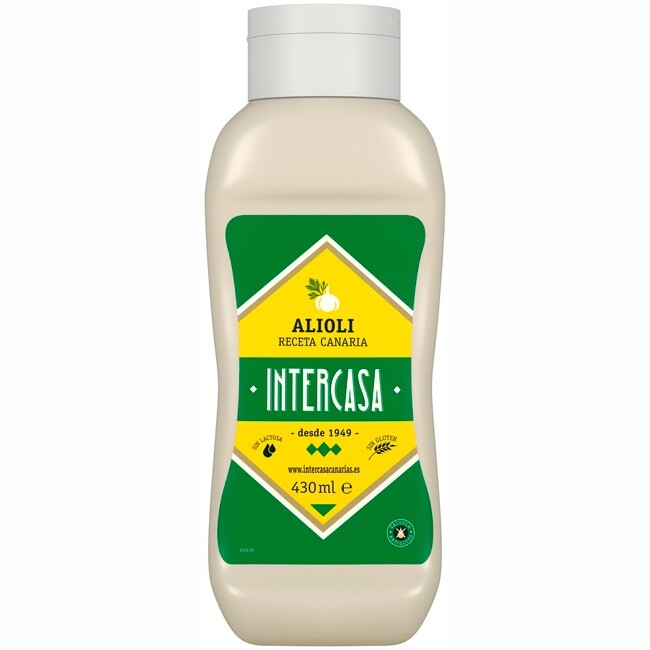 Salsa Intercasa Alioli –auténtico sabor canario 430ml