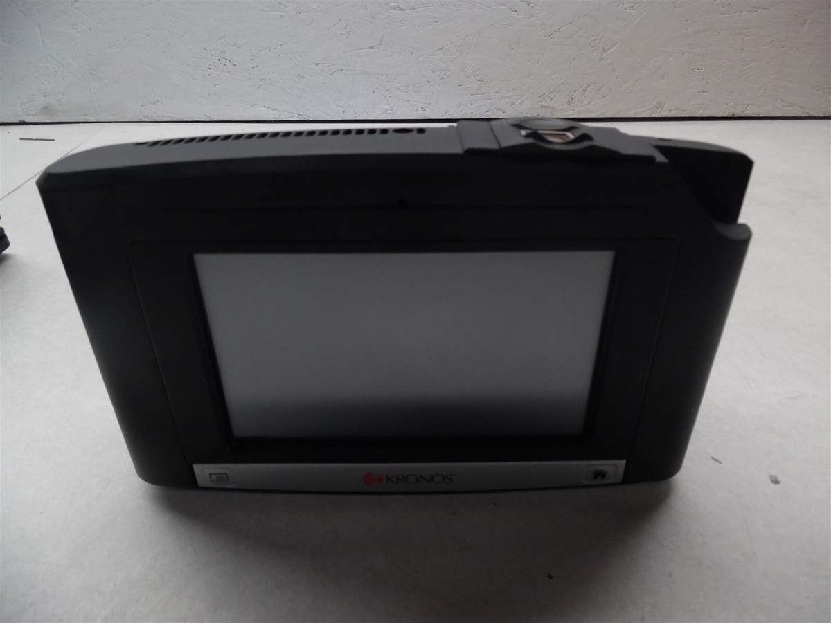 Kronos Time Clock intouch 9000 H3 TouchID 8609000-028 POE | eBay