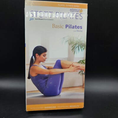 Stott Pilates Basic Pilates with Moira Merrithew VHS Tape New Sealed 