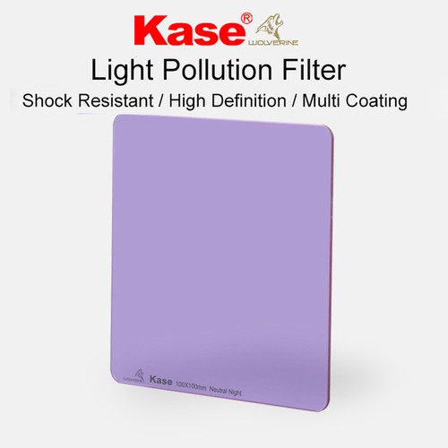 Kase 100x100mm 150x150mm Natural Night Clear-Night Light Pollution Filter Glass - Picture 2 of 3