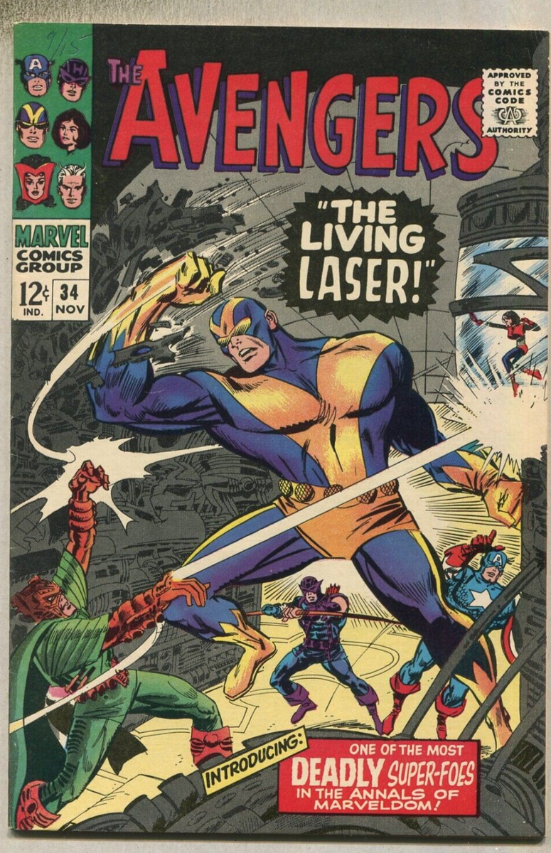 The Avengers: #34 VF The Living Laser Marvel SA | eBay
