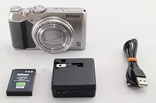 Nikon Digital Camera COOLPIX S9900 30x Optical Zoom 16.05 MP Silver From Japan - Picture 1 of 4