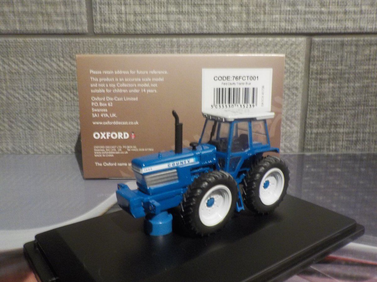 Ford Country Tractor Blue 1/76 Scale Oxford Diecast 76fct001