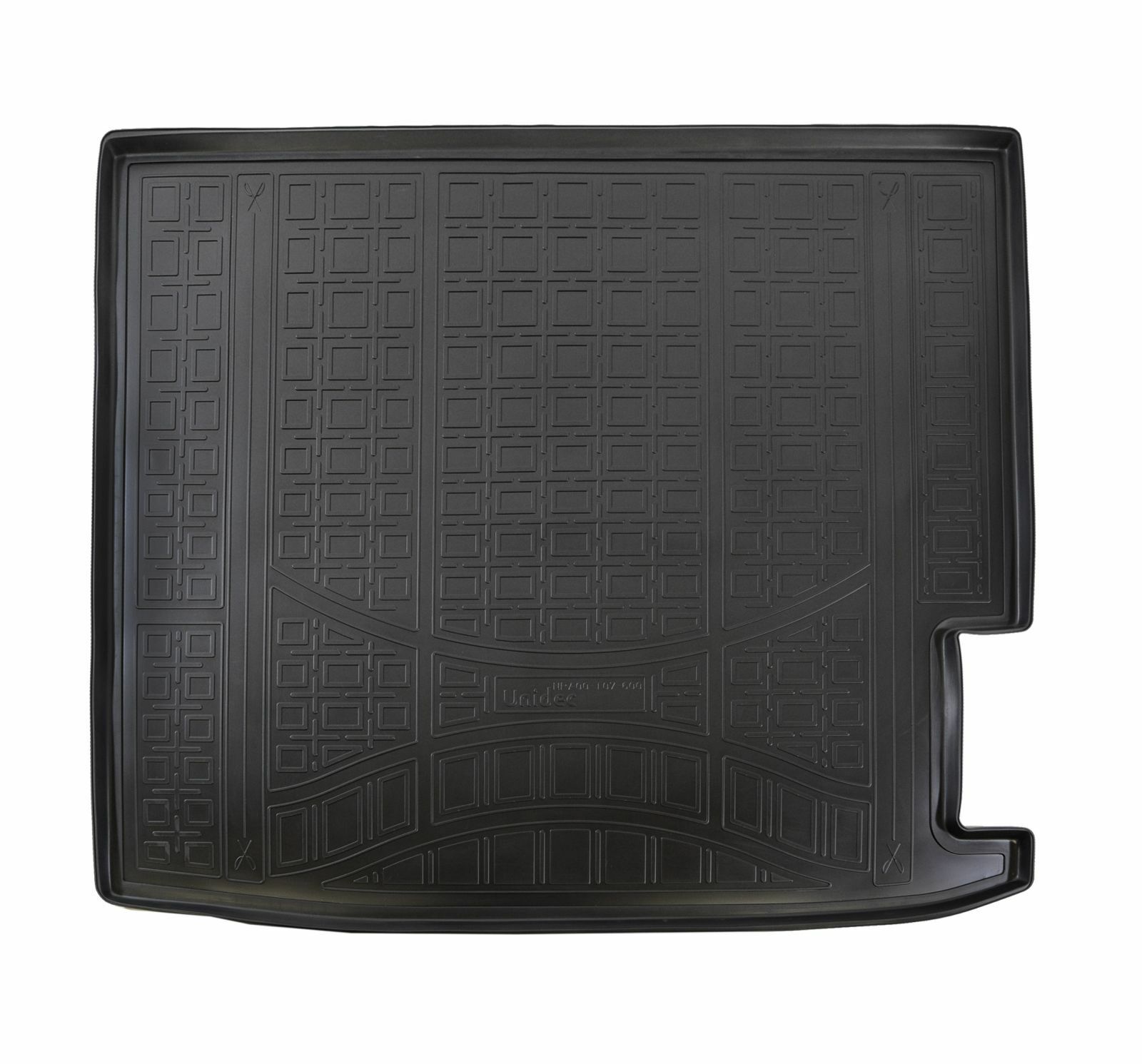 Tapis de coffre en TPE pour BMW X4 F26 de 2014 à 2018 noir sur mesure