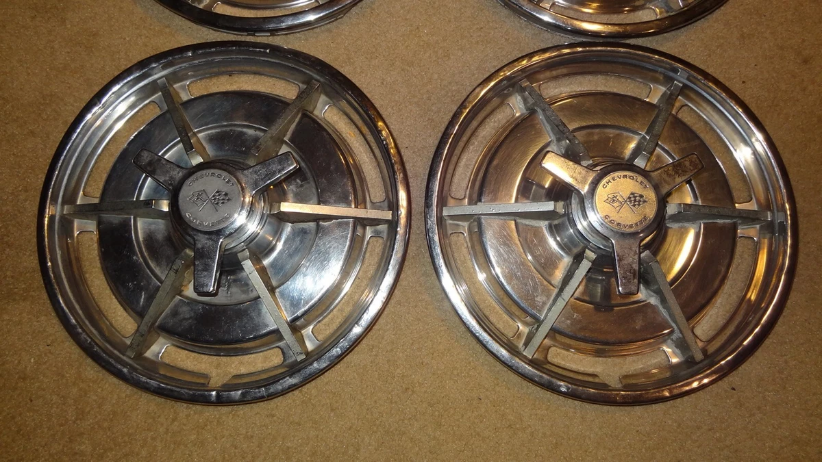 1963 corvette sale hubcaps for sale