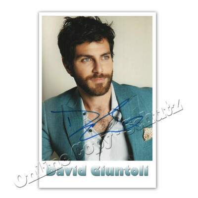 David Giuntoli aus Grimm  -  Autogrammfoto  