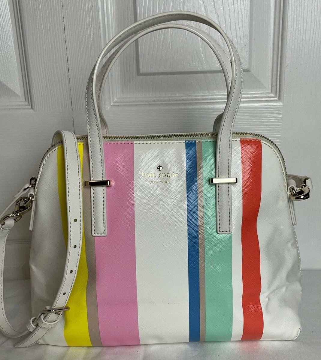 Kate Spade Cedar Street Maise Multi Stripe Purse