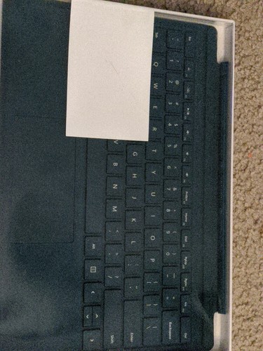 NIB Microsoft QC7-00113 Type Cover for Microsoft Surface Pro 3 & 4 - Teal - 1725 - Picture 4 of 6