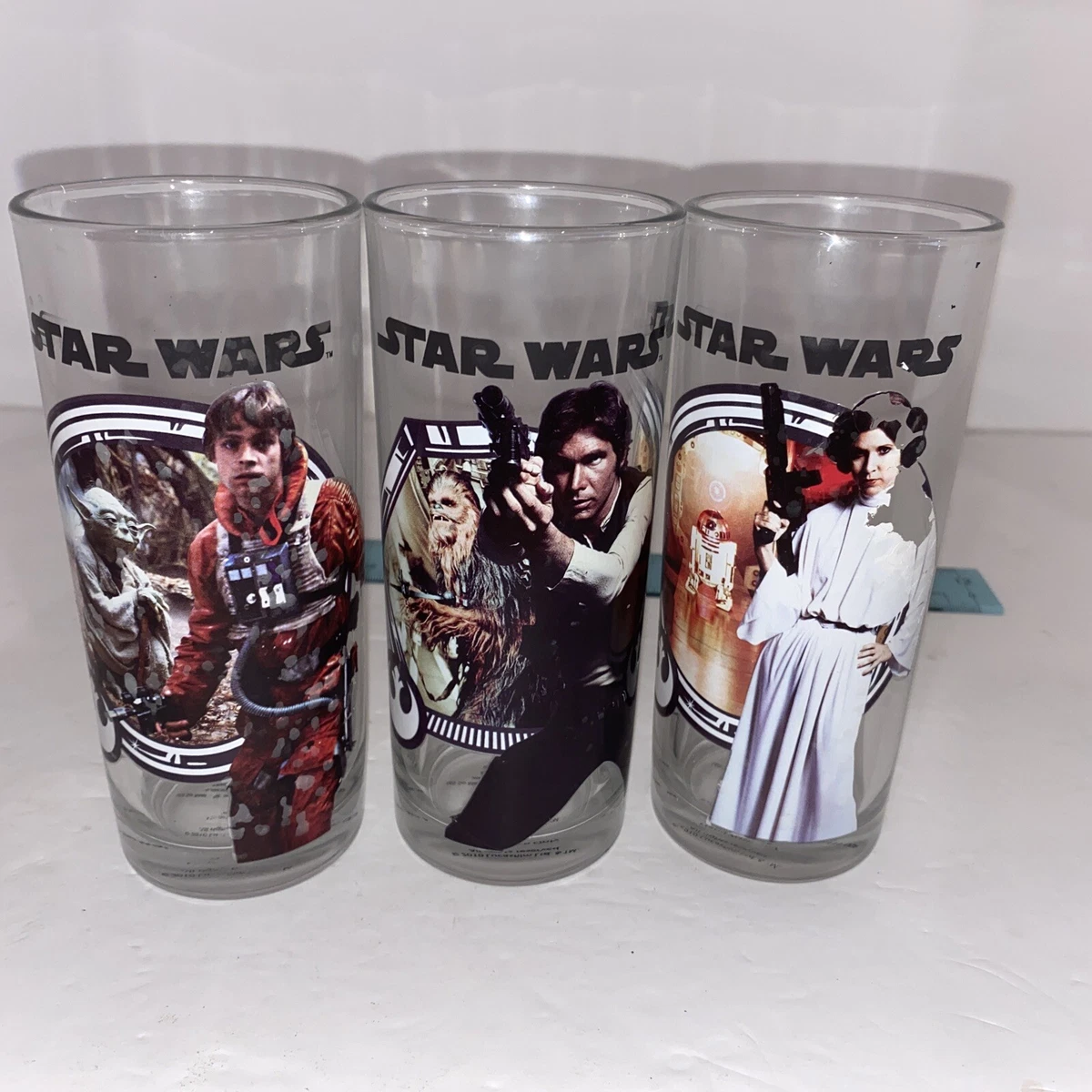 STAR WARS 16oz. DRINKING GLASSES (set of 3) Vandor