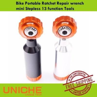 #ad Uniche Ratchet Wrench Repair w 13 function Mini Stepless Portable Tools $34.90