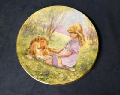 Vintage The Hamilton Collection A Child's Blessing Plate 8.25'' Pam Cooper
