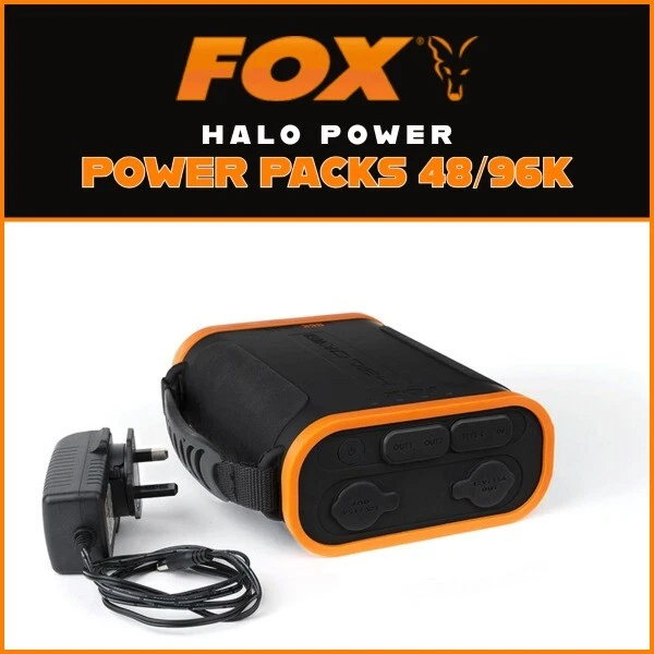 FOX HALO POWER PORTABLE POWER PACKS 48/96K mAh | NEW - CARP FISHING/CAMPING