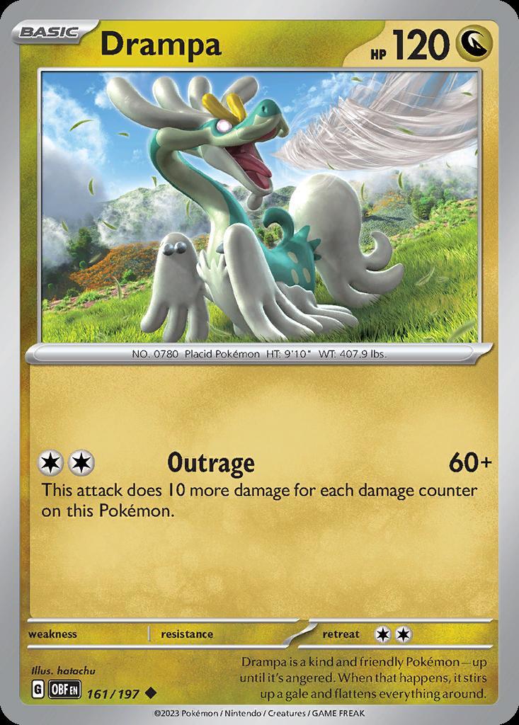 Pokemon Drampa (161/234) Obsidian Flames LP