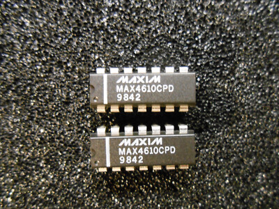 2 Stück MAX4610CPD - Low-Voltage, Quad, SPST CMOS Analog Switches - Maxim