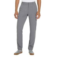 NEW Men's Hurley Water Repellent Performance Stretch Pants Gray Size 34 x 30