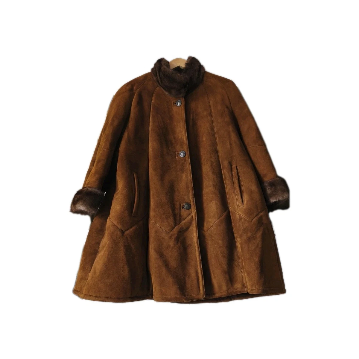 Infinity Leather Aviator Marrone Crema B3 Shearling Montone Bomber In Pelle Giacca Volante Pilota Uomo Xl