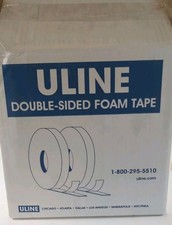 Uline Industrial Thick Double Sided Foam Tape 1-1/2" x 36 Yds 1/16" Thick 