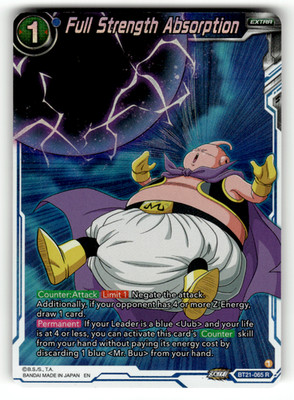 Full Strength Absorption BT21-065 Rare Wild Resurgence