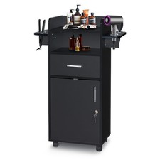 Salon Trolley Cart with Wheels / Drawer Stylist Cart Barber Station for Beauty