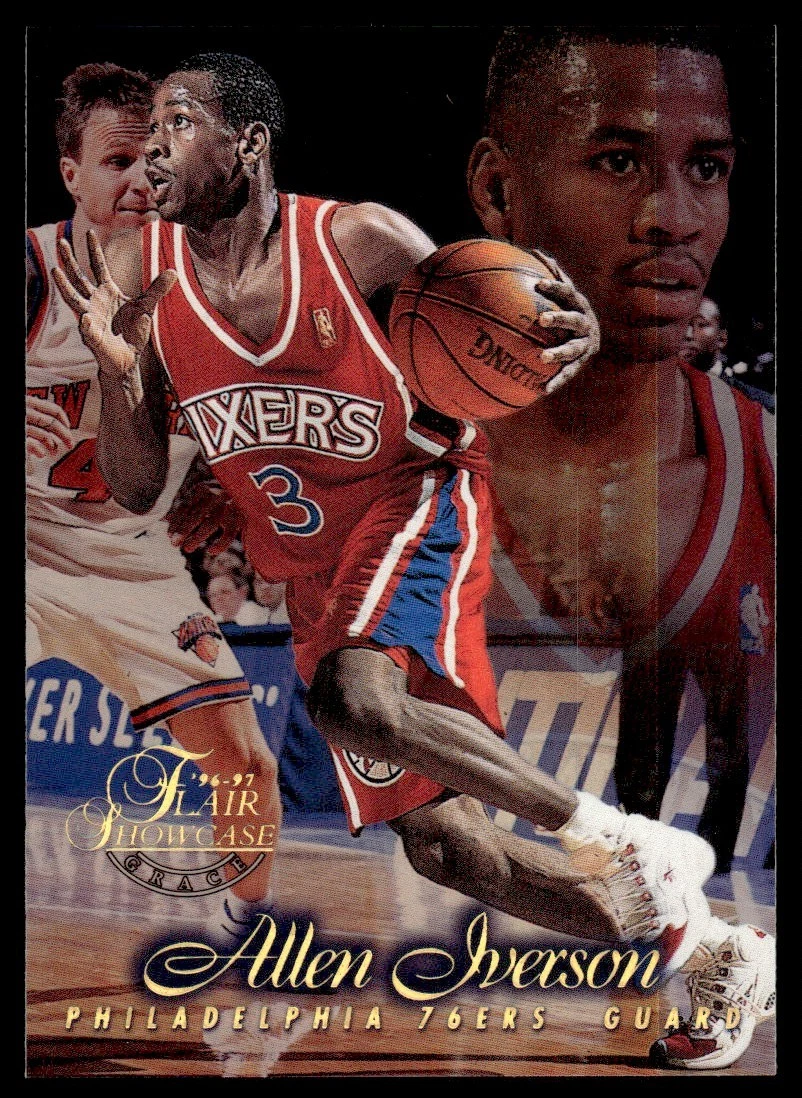 1996-97 Flair Showcase - Allen Iverson #3 for sale | eBay