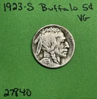 1923 S Buffalo 🦬 Indian Head Nickel 5c Vg Very Good