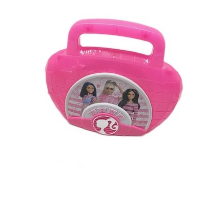 Barbie Boombox Musikgerät Spielzeug Sing Along Mikrofon blinkende Lichter Spaß P