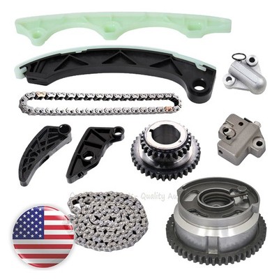 Timing Chain Kit Camshaft Adjuster Sprocket Fit Mitsubishi Outlander SE Plus 2.4