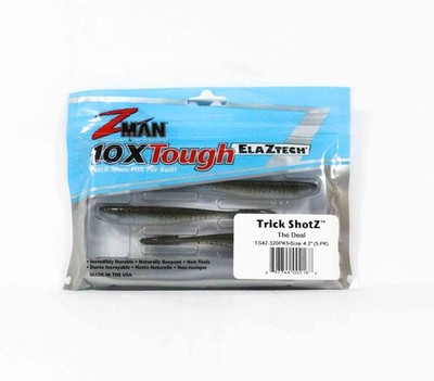 Zman Soft K�der Trick Shotz 4.2 Zoll 6/Pack The Deal (2168)