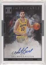 2018 Panini Impeccable Rookie Signatures 47/99 Svi Mykhailiuk #IR-SVI Auto fg6