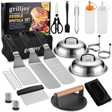 grilljoy Professional Flat Top Griddle Accessories Kit for Blackstone 28PCS