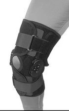 ISO Preferred OA Dual ROM Hinge Knee Brace Universal Size Left or Right support 