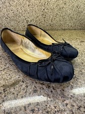Black Ballerina Coach Flats - Size 8 US