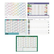 2026 Wall Calendar 29 X 20 Inch Large Notebook with Tip Labels And Sticker gifts