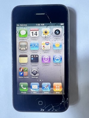 Apple iPhone 3GS 16GB Black AT&T MC135LL/A  A1303 RARE iOS 4.3.4 FAIR Condition!