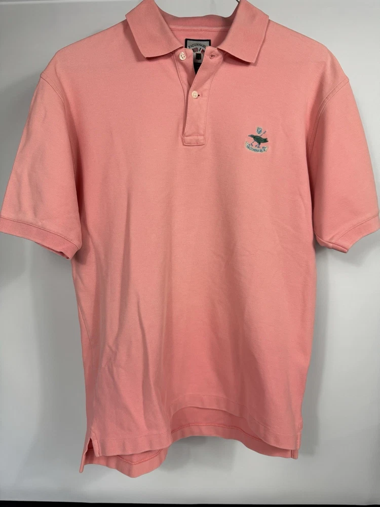 Vintage Faconnable Pink Rook Golf Club Polo Shirt