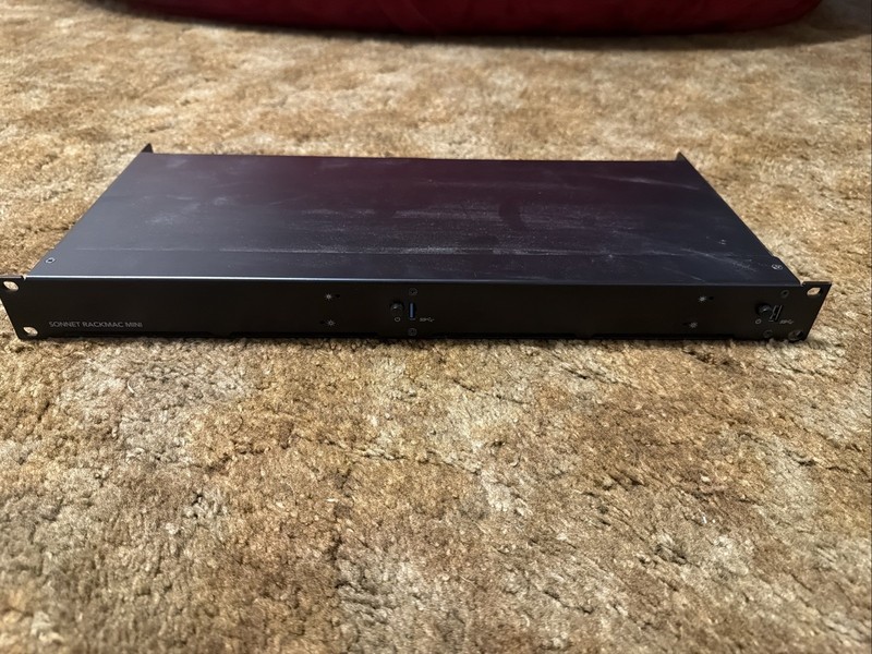 Sonnet RackMac mini 1U 19in Rackmount Chassis. M1/M2/2018 Mac mini compatible