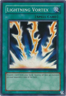Yu-Gi-Oh Lightning Vortex  FET-EN040 Super Rare