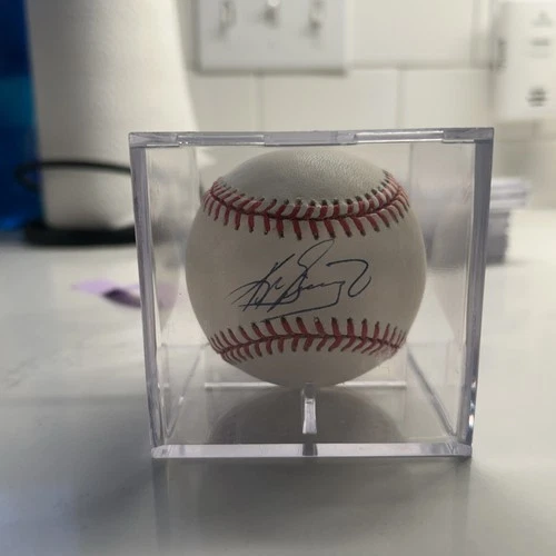 Ken Griffey Jr. Autographed Official American League Baseball In Case NO COA