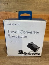 Insignia - Travel Converter  Adapter - Black - Complete