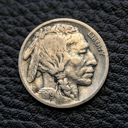 (ITM-7408) 1919-D Buffalo Nickel ~ Very Fine+ VF+ Cndtn ~ COMBINED SHIPPING!