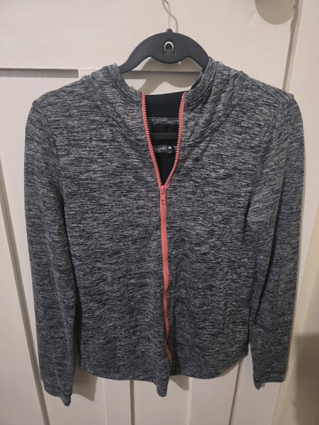 Womans Hurley Grey Zip Up Hoodie