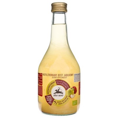 Alce Nero Bio Apfelessig ungefiltert 5% Säure 500 ml Apfelweinessig