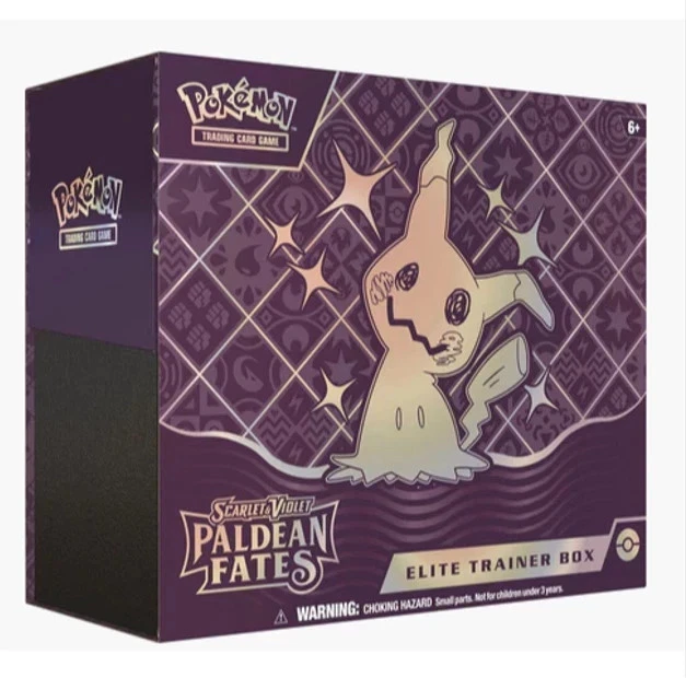 Rip & Ship - POKEMON TCG Scarlet & Violet PALDEAN FATES Elite Trainer Box